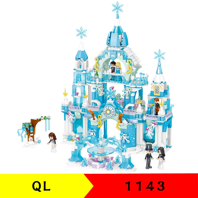 QL1143 Poddle wang xing Castle GIRL'S Princess Snow Castle Model Educational Assembled Building Blocks Toy
QL1143 Poddle wang xing Castle GIRL'S Princess Snow Castle Model Educational Assembled Building Blocks Toy