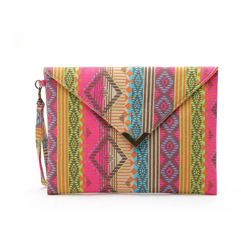 Clutch Envelope Bag Ethnic Style Geometric Pattern Canvas Purse Women Large Capacity Casual Wristlet Phone Wallet Banquet Clutch
Clutch Envelope Bag Ethnic Style Geometric Pattern Canvas Purse Women Large Capacity Casual Wristlet Phone Wallet Banquet Clutch