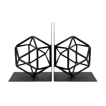 1 Pair Iron Art Geometry Bookends Practical Nonskid Heavy Duty Book Ends Supports for Books DVDs Magazines
1 Pair Iron Art Geometry Bookends Practical Nonskid Heavy Duty Book Ends Supports for Books DVDs Magazines