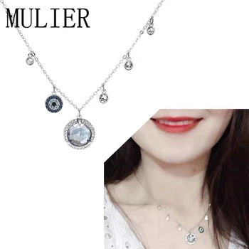

2020 High quality SWA, Devil's Eye Austrian Crystal Pendant NecklaceSend girlfriend gorgeous romantic best gift free shipping