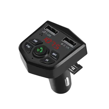 Car MP3 Player Bluetooth FM Transmitter Handsfree Kit 3.1A Quick Dual USB Charger With LCD Digital Voltmeter TF Adeeingd U disk
Car MP3 Player Bluetooth FM Transmitter Handsfree Kit 3.1A Quick Dual USB Charger With LCD Digital Voltmeter TF Adeeingd U disk