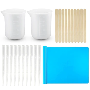 1 Set Crystal Epoxy Resin Tools For Jewelry Making Silicone Mat Measuring Cup Stirring Rod Dropper
1 Set Crystal Epoxy Resin Tools For Jewelry Making Silicone Mat Measuring Cup Stirring Rod Dropper