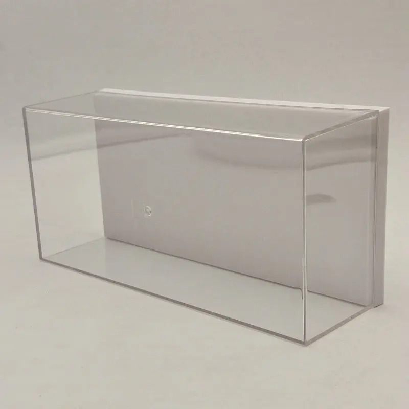 Model Car Hand-made Acrylic Case Display Box Cover Dust Proof Transparent 20cm 