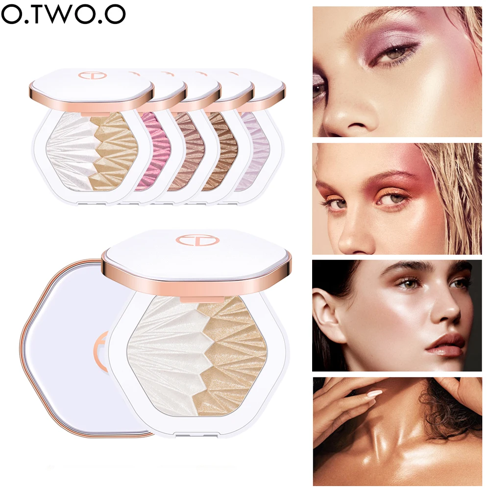 

Highlighter Makeup Palette Eyeshadow Blush Lip Face Contour Brighten Shimmer Pressed Powder Waterproof Face Glow Cosmetic Beauty