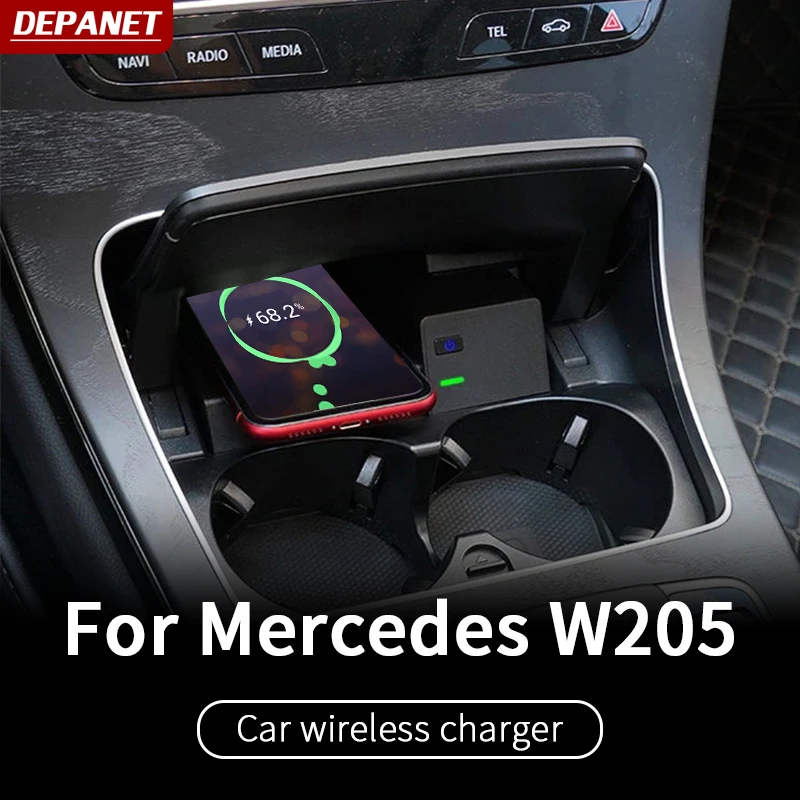 

Car wireless charger For Mercedes w205 amg/ interior trim c63 mercedes c class w205 accessories Mercedes glc x253 /amg coupe