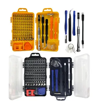 110Pcs/Set Precision Screwdriver Tools Sets With Magnetic Repair Tool Kit For Phone Tablet Computer Other Electronic Devices
110Pcs/Set Precision Screwdriver Tools Sets With Magnetic Repair Tool Kit For Phone Tablet Computer Other Electronic Devices
