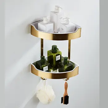 Bathroom Shelf Toilet Shampoo Storage Rack Triangle Towel Storage Wall-free Punching Wall Hanging 
Bathroom Shelf Toilet Shampoo Storage Rack Triangle Towel Storage Wall-free Punching Wall Hanging