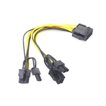 8-Pin to Dual 6-Pin 6+2 Pin Adapter GPU Video Card Power Cable Module Y Splitter Line Receptacle GPU Graphics Video Card Convert
8-Pin to Dual 6-Pin 6+2 Pin Adapter GPU Video Card Power Cable Module Y Splitter Line Receptacle GPU Graphics Video Card Convert
