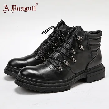 Men's Shoes Autumn and Winter Casual Martin Boots Korean Trend High Boots Short Boots Men's Wild Leather Quality Shoes
Men's Shoes Autumn and Winter Casual Martin Boots Korean Trend High Boots Short Boots Men's Wild Leather Quality Shoes