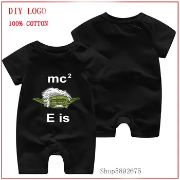 New design E=MC2 Yoda Albert Einstein Physics white Short Sleeved Baby Romper Costumes Pajama baby cotton Body Suit Baby Romper
New design E=MC2 Yoda Albert Einstein Physics white Short Sleeved Baby Romper Costumes Pajama baby cotton Body Suit Baby Romper