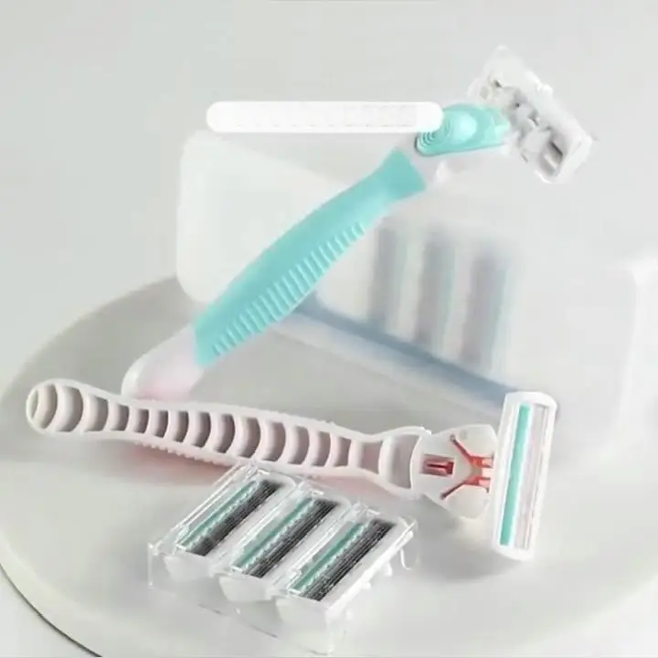 3pcs/lot Beauty Safety Female Razor Blade Shaving For Women Blades Woman Shaver Razor Blades 1 pcs Replacement Head
3pcs/lot Beauty Safety Female Razor Blade Shaving For Women Blades Woman Shaver Razor Blades 1 pcs Replacement Head