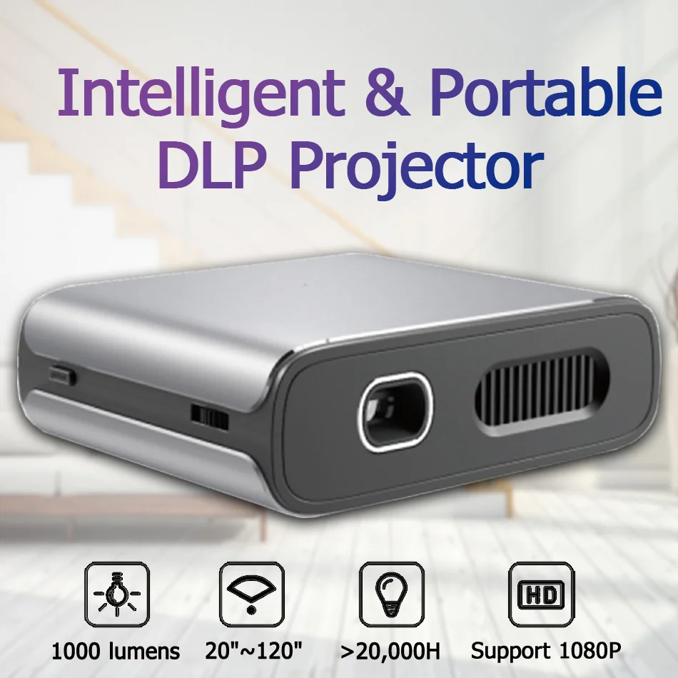 Modern Smart 1080P Wifi Digital Projector Intelligent And Portable DLP Projector
Modern Smart 1080P Wifi Digital Projector Intelligent And Portable DLP Projector
