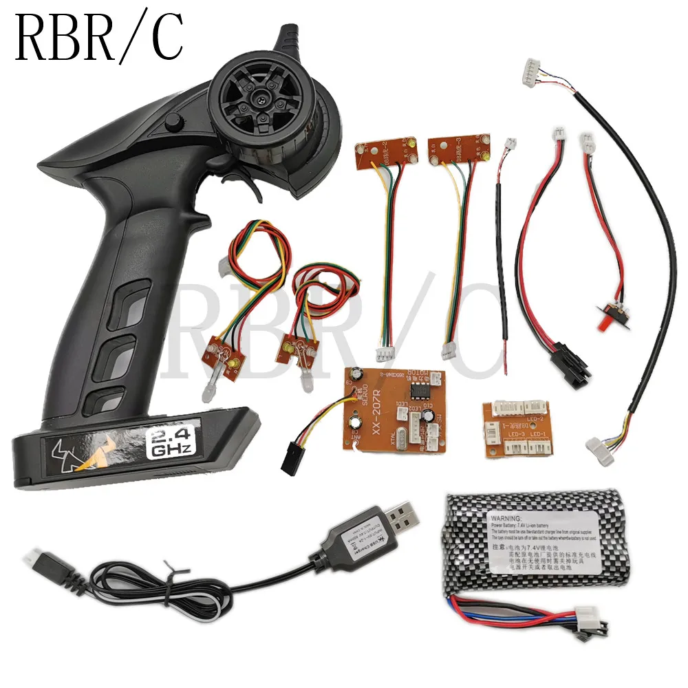 RBR/C MN full scale lamp set remote control set. Applicable to WPL MN various remote control car modification DIY upgrade
RBR/C MN full scale lamp set remote control set. Applicable to WPL MN various remote control car modification DIY upgrade