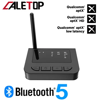 CALETOP Aptx LL/HD Low Lantency Adapter Bluetooth 5.0 Receiver Transmitter 3 in 1 Adapter with RCA AUX 3.5mm Cable Optical Fiber
CALETOP Aptx LL/HD Low Lantency Adapter Bluetooth 5.0 Receiver Transmitter 3 in 1 Adapter with RCA AUX 3.5mm Cable Optical Fiber