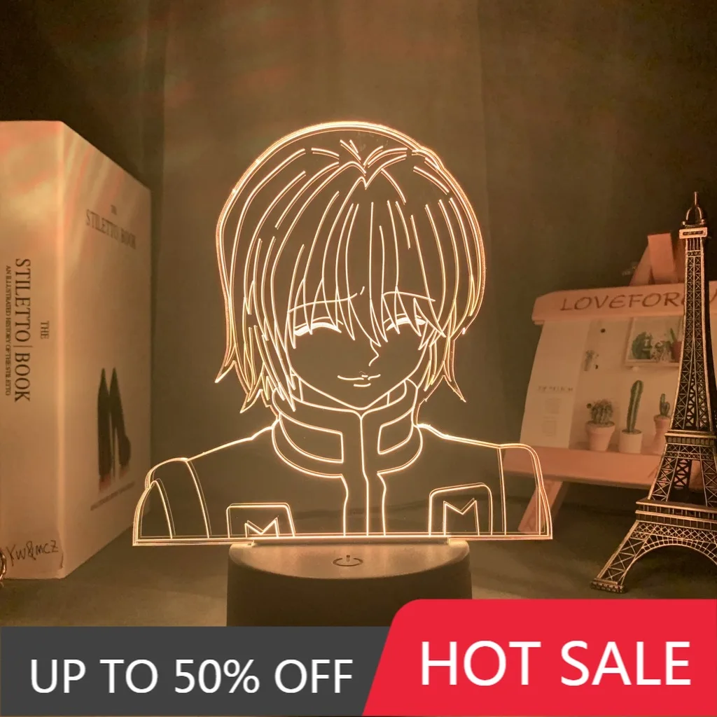 Фигурка Kurapika, акриловый ночник, Аниме подарок Hunter X Hunter Lamp для детской спальни, светильник льник для детской комнаты, ночсветильник HxH
Фигурка Kurapika, акриловый ночник, Аниме подарок Hunter X Hunter Lamp для детской спальни, светильник льник для детской комнаты, ночсветильник HxH