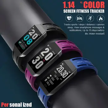 1.14 Inch Smart Watch Color Screen IP67 Deep Waterproof Pedometer Fitness Bracelet Phone Message Reminder For Men Women
1.14 Inch Smart Watch Color Screen IP67 Deep Waterproof Pedometer Fitness Bracelet Phone Message Reminder For Men Women