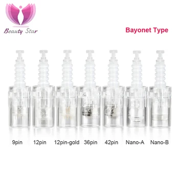 50 Pcs/Pack 12 Pin Titaniun Needle Cartridge Bayonet Port for Electric Auto Microneedle Derma Pen Tip Nutrition Input
50 Pcs/Pack 12 Pin Titaniun Needle Cartridge Bayonet Port for Electric Auto Microneedle Derma Pen Tip Nutrition Input