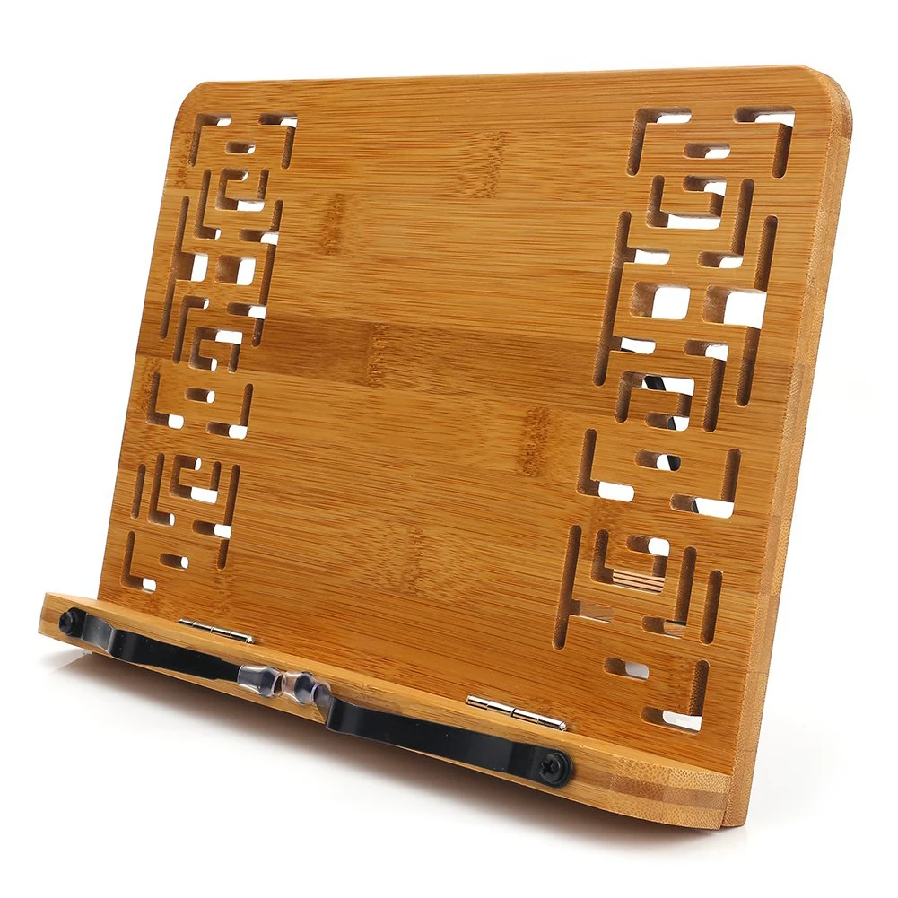 Reading Rest Foldable Tablet Cookbook Book Stand Adjustable Out Textbooks Document Bamboo Holder Bracket Desktop Bookends
Reading Rest Foldable Tablet Cookbook Book Stand Adjustable Out Textbooks Document Bamboo Holder Bracket Desktop Bookends
