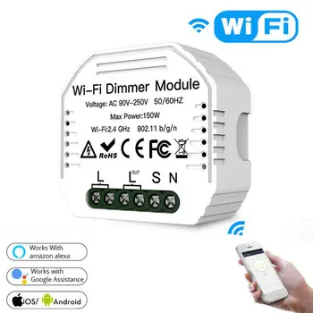 WiFi Light LED Dimmer Switch DIY Life/Tuya APP Remote Control 2 Way Switch Works with Alexa Echo Google Home 
WiFi Light LED Dimmer Switch DIY Life/Tuya APP Remote Control 2 Way Switch Works with Alexa Echo Google Home