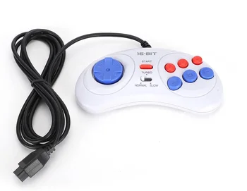 FFree Shipping 1/2pcs Wired Game Controller for SEGA Genesis 6 Button Gamepad for SEGA Mega Drive 16 bit video game console
FFree Shipping 1/2pcs Wired Game Controller for SEGA Genesis 6 Button Gamepad for SEGA Mega Drive 16 bit video game console