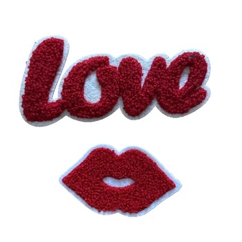 New Arrival 3D Red Chenille LOVE Lips Patches for Clothes Sew on Letters Mouth Embroidery Appliques 5pcs/lot
New Arrival 3D Red Chenille LOVE Lips Patches for Clothes Sew on Letters Mouth Embroidery Appliques 5pcs/lot