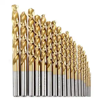 19Pcs Titanium Coated M42 Twist Drill Bit High Cobalt HSS Drill Bit Set Industrial Grade 1-10mm for Stainless Steel Metal Wood
19Pcs Titanium Coated M42 Twist Drill Bit High Cobalt HSS Drill Bit Set Industrial Grade 1-10mm for Stainless Steel Metal Wood