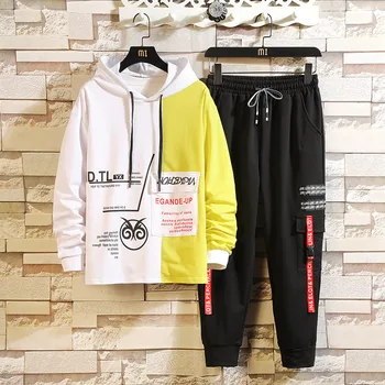 Fashion Mens Sportswear Casual Tracksuit HOODIES & Sweatshirt + Pants Trouers 2020 New Two Pieces Set Suits For Spring Autumn
Fashion Mens Sportswear Casual Tracksuit HOODIES & Sweatshirt + Pants Trouers 2020 New Two Pieces Set Suits For Spring Autumn