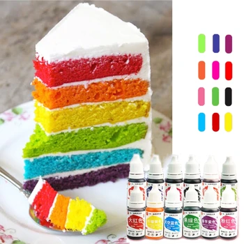 10ml Natural Ink Food Coloring Cake Pastries Cookies Liquid Dye Pigment Baking Decor Fondant Cooking Icing DIY Crafts
10ml Natural Ink Food Coloring Cake Pastries Cookies Liquid Dye Pigment Baking Decor Fondant Cooking Icing DIY Crafts