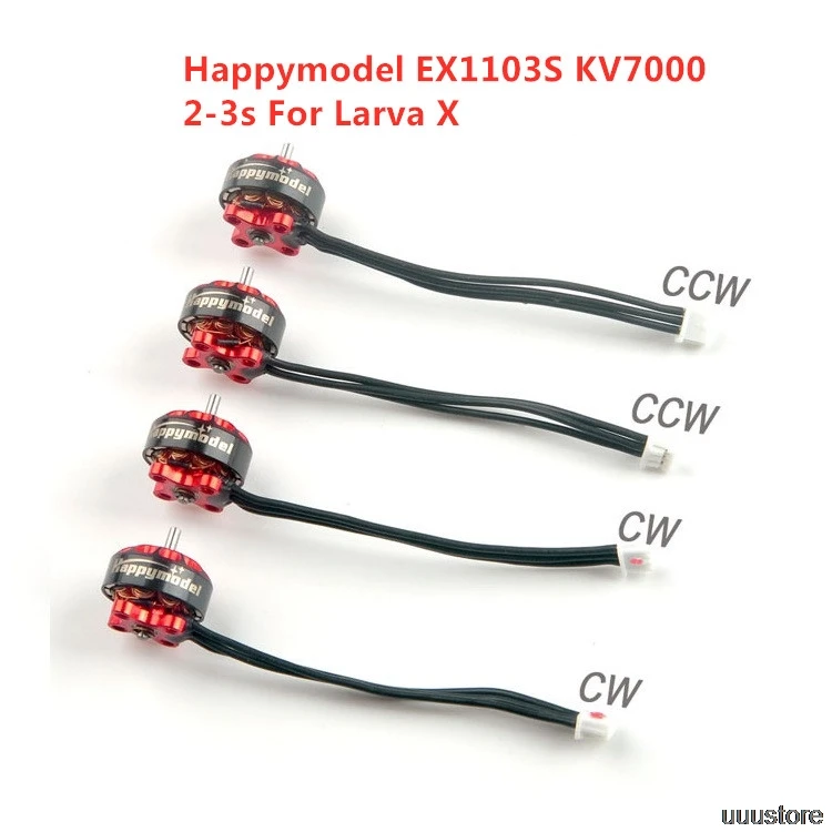 Обновленный бесщеточный двигатель Happymodel EX1103S 1103 7000KV 2 3S для радиоуправляемого
