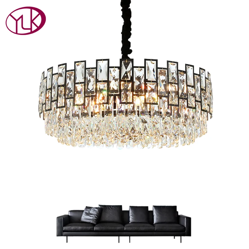 Modern Black Crystal Chandelier Round LED Hanglamp For Living Room Bedroom Home Light Fixture Indoor Lighting Chandeliers
Modern Black Crystal Chandelier Round LED Hanglamp For Living Room Bedroom Home Light Fixture Indoor Lighting Chandeliers