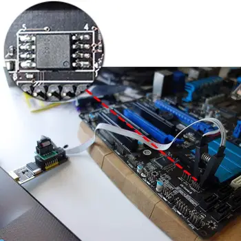 EEPROM BIOS USB Programmer CH341A + SOIC8 Clip + 1.8V SOIC8 Adapter + Adapter K1Q4
EEPROM BIOS USB Programmer CH341A + SOIC8 Clip + 1.8V SOIC8 Adapter + Adapter K1Q4