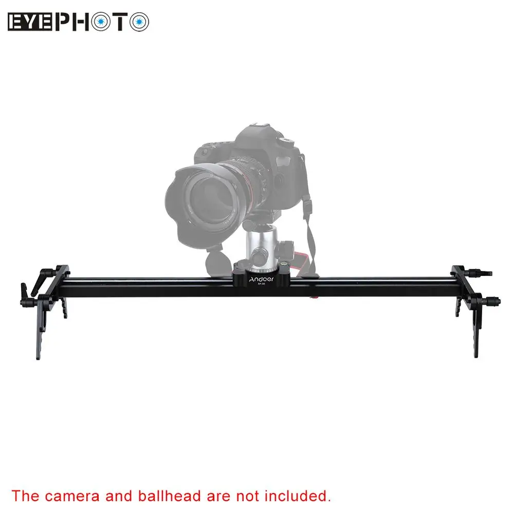 Andoer 100cm / 39" Camera Video Ball-Bearing Dolly Track Slider Stabilizer System with Carrying Bag for DSLR Camera Camcorders 
Andoer 100cm / 39" Camera Video Ball-Bearing Dolly Track Slider Stabilizer System with Carrying Bag for DSLR Camera Camcorders