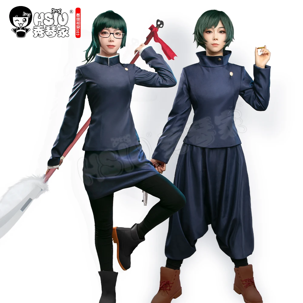 Zenin Mai Clothing Maki Anime Jujutsu Kaisen Cosplay Hsiu Dark Blue Slim Uniform 12 Zenin Mai Clothing Maki Anime Jujutsu Kaisen Cosplay Hsiu Dark Blue Slim Uniform -Zentai shop online H0f7cfceebce64b66901cc6f44dccf690f.jpg