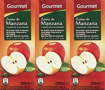 Gourmet - Zumo de manzana - 3 x 200 ml
Gourmet - Zumo de manzana - 3 x 200 ml