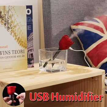 30ML Mini Rose USB Humidifier Atmosphere Ultrasonic Atomizer Humidifier For Home Bedroom Office Super Silent Humidification 
30ML Mini Rose USB Humidifier Atmosphere Ultrasonic Atomizer Humidifier For Home Bedroom Office Super Silent Humidification