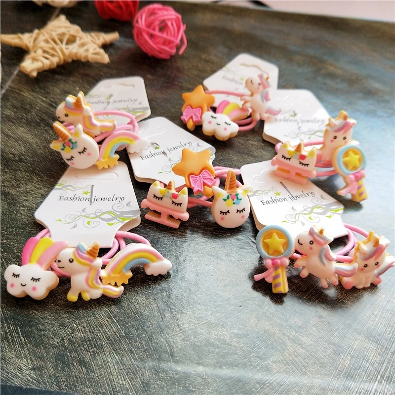 3PCS Cute Cartoon Rainbow Pony Cloud Princess Headwear Kids Elastic Hair Bands Children Ropes Girls Accessories Baby Headdress
3PCS Cute Cartoon Rainbow Pony Cloud Princess Headwear Kids Elastic Hair Bands Children Ropes Girls Accessories Baby Headdress