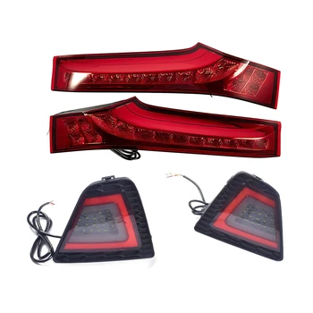 4 PCS Rear Tail Light: 2 PCS for Honda Jazz 2014-2017 LED DRL Rear Bumper Tail Light Fog Lamp & 2 PCS LED Rear Bumper Light Refl
4 PCS Rear Tail Light: 2 PCS for Honda Jazz 2014-2017 LED DRL Rear Bumper Tail Light Fog Lamp & 2 PCS LED Rear Bumper Light Refl