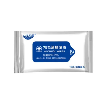 Disinfection Wipes 75% alcohol high-quality spunlace cloth portable for home use 10pcsB
Disinfection Wipes 75% alcohol high-quality spunlace cloth portable for home use 10pcsB
