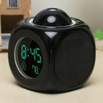 Digital Alarm Clock Temperature Thermometer Humidity Voice Clock Time LCD Display Projector Snooze Alarm Hourly Chime Function
Digital Alarm Clock Temperature Thermometer Humidity Voice Clock Time LCD Display Projector Snooze Alarm Hourly Chime Function