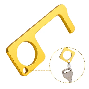 1Pc Hygiene Hand Antimicrobial Brass Edc Door Opener Portable Elevator Tool Door Handle Key For Home non contact Safety Tools
1Pc Hygiene Hand Antimicrobial Brass Edc Door Opener Portable Elevator Tool Door Handle Key For Home non contact Safety Tools