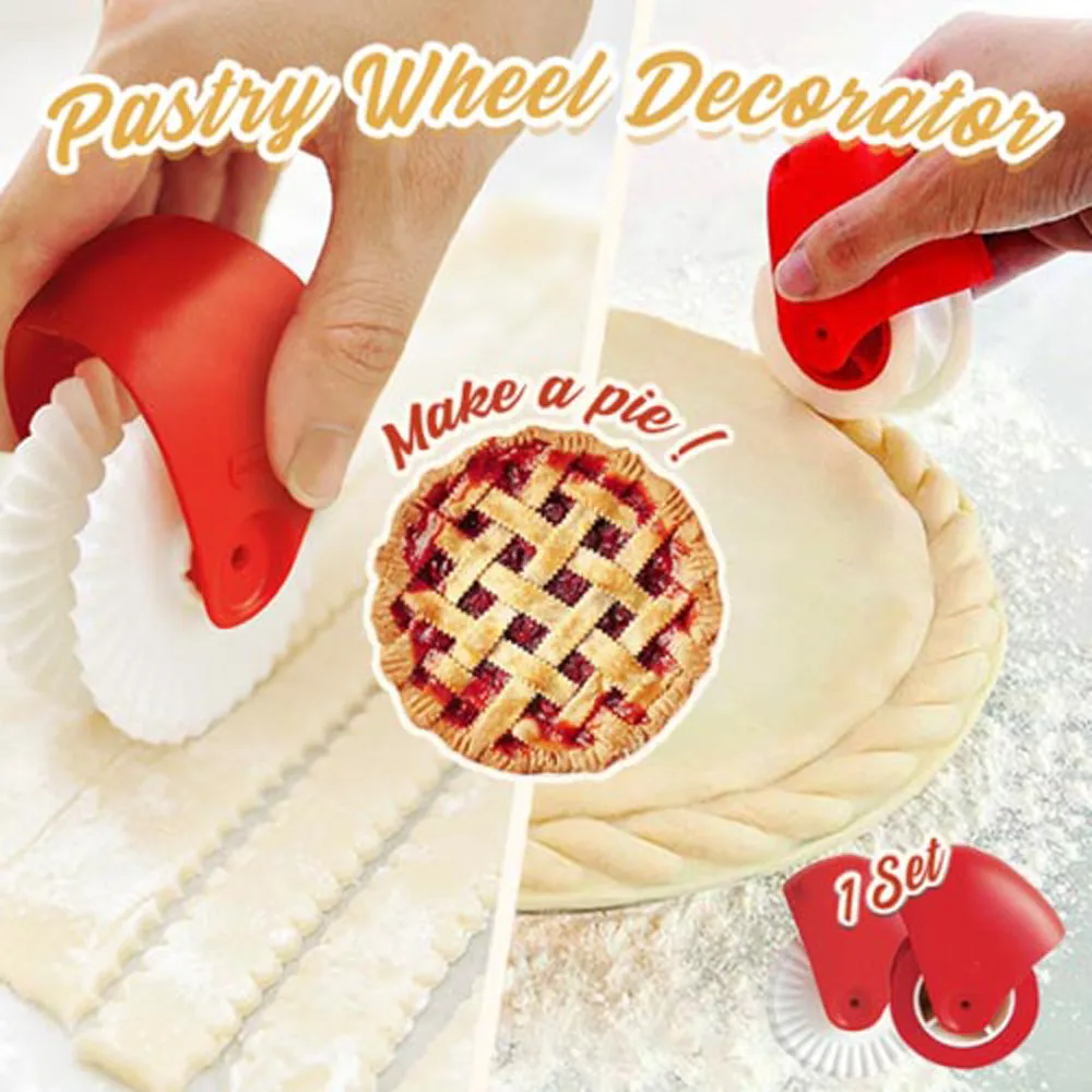 Pizza Pastry Lattice Cutter Pastry Pie Decoration Cutter Plastic Wheel Roller for Pizza Pastry Pie Crust Baking Cutter P5
Pizza Pastry Lattice Cutter Pastry Pie Decoration Cutter Plastic Wheel Roller for Pizza Pastry Pie Crust Baking Cutter P5