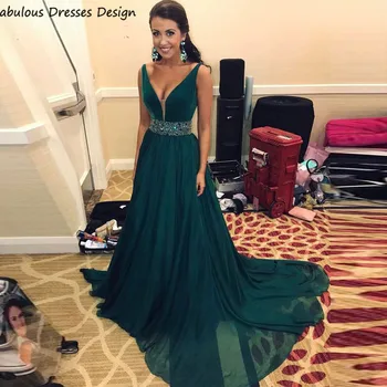 2020 Newest A line Evening Dress Sexy V-Neck Vestido Noiva Sereia Prom Party Robe De Soiree Gown Formal Chiffon Gown Dresse
2020 Newest A line Evening Dress Sexy V-Neck Vestido Noiva Sereia Prom Party Robe De Soiree Gown Formal Chiffon Gown Dresse