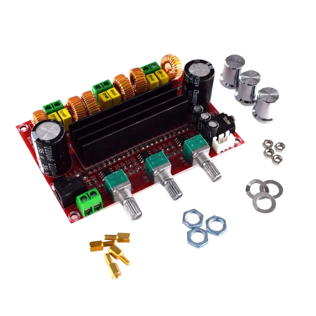302B 2.1 Channel High Power Digital Power Amplifier Board Tpa3116D2 Power 2 of 80W+100W Digital Power Amplifier Board
302B 2.1 Channel High Power Digital Power Amplifier Board Tpa3116D2 Power 2 of 80W+100W Digital Power Amplifier Board