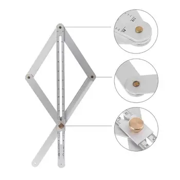 Stainless Steel Corner Angle Ruler Ceiling Artifact Tool Carpenter Multi-function Measuring Tool
Stainless Steel Corner Angle Ruler Ceiling Artifact Tool Carpenter Multi-function Measuring Tool