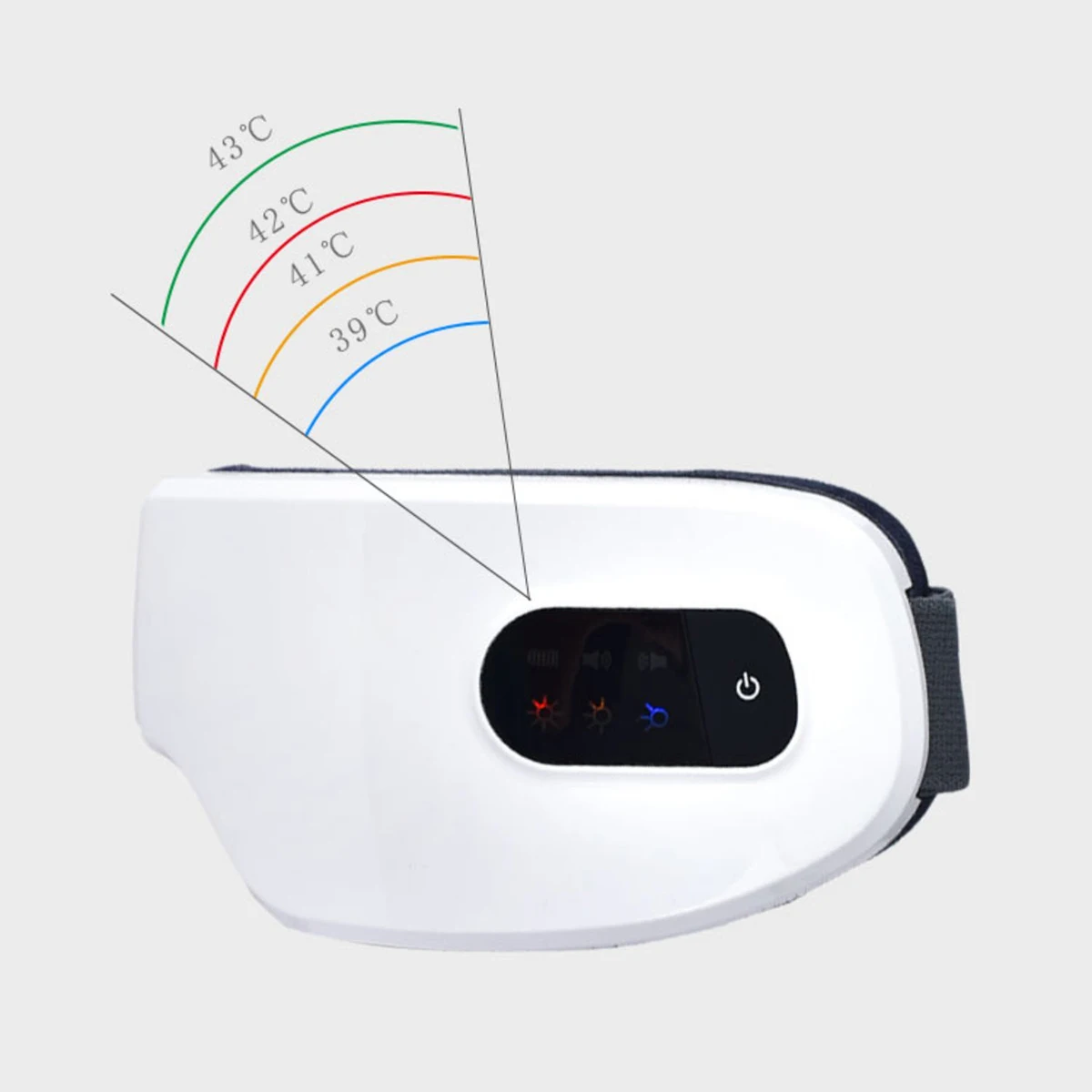 Vibration Eye Massager Wrinkle Fatigue Relieve Hot Compressing Air Pressure Therapy Massage Eye Care Device Bluetooth Vibration Eye Massager Wrinkle Fatigue Relieve Hot Compressing Air Pressure Therapy Massage Eye Care Device Bluetooth