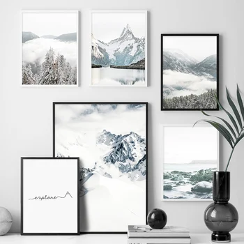 Alps Fog Snow Mountain Lake Seascape Nordic Posters And Prints Wall Art Canvas Painting Wall Pictures For Living Room Home Decor
Alps Fog Snow Mountain Lake Seascape Nordic Posters And Prints Wall Art Canvas Painting Wall Pictures For Living Room Home Decor