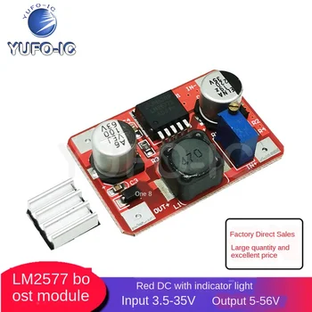 Free Ship 1PCS Lm2577 Red High Voltage DC Boost Module IN3.5-35V OUT5-56V with Indicator Light
Free Ship 1PCS Lm2577 Red High Voltage DC Boost Module IN3.5-35V OUT5-56V with Indicator Light
