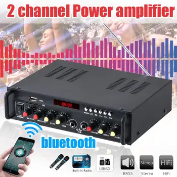 12/220V 2CH Mini HIFI Digital bluetooth Audio Power Amplifier Home Car Audio Amplifier Low Distortion Stereo Subwoofer W/Remote
12/220V 2CH Mini HIFI Digital bluetooth Audio Power Amplifier Home Car Audio Amplifier Low Distortion Stereo Subwoofer W/Remote