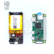 New UPS Lite V1.2 Power HAT Board With 1000mAh Polymer Lithium Battery Electricity Detection For Raspberry Pi Zero Zero W