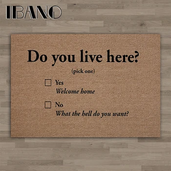 IBANO Customized Door Mat Rubber Printed Bathroom Kitchen Carpets Doormats for Living Room Anti-Slip Tapete 40-60/45-70cm
IBANO Customized Door Mat Rubber Printed Bathroom Kitchen Carpets Doormats for Living Room Anti-Slip Tapete 40-60/45-70cm